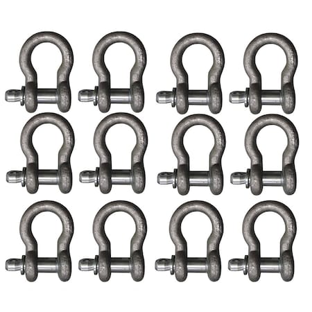 Aic Replacement Parts Dozen 12 3/4 Shackles For Hauling Attaching Tie Down Anchor Restraint Loops OTK20-0265_x12